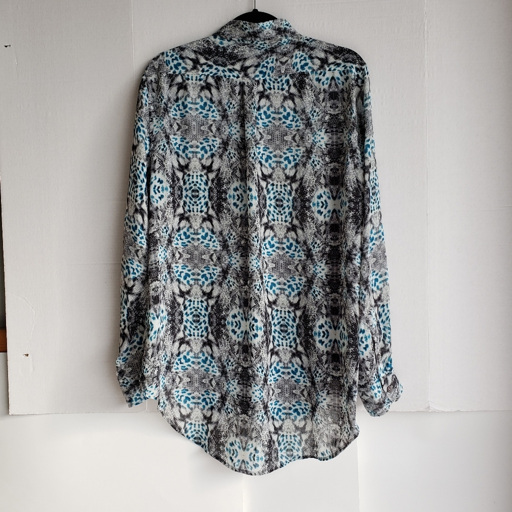 Two by Vince Camuto Long Sleeve Blouse Siz…